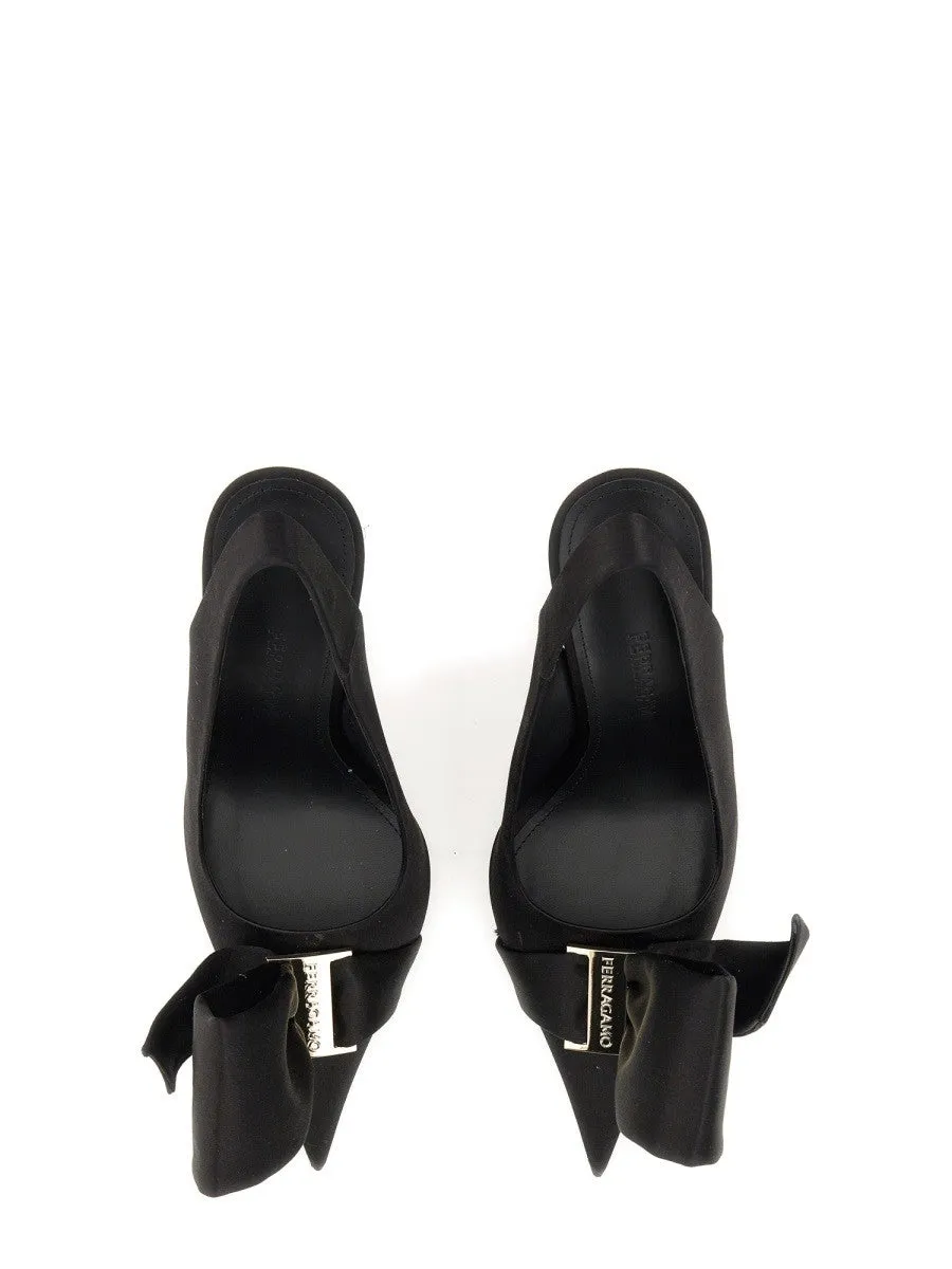 Ferragamo SANDAL WITH ASYMMETRICAL BOW sold by Siebentaschen product image thumbnail 2