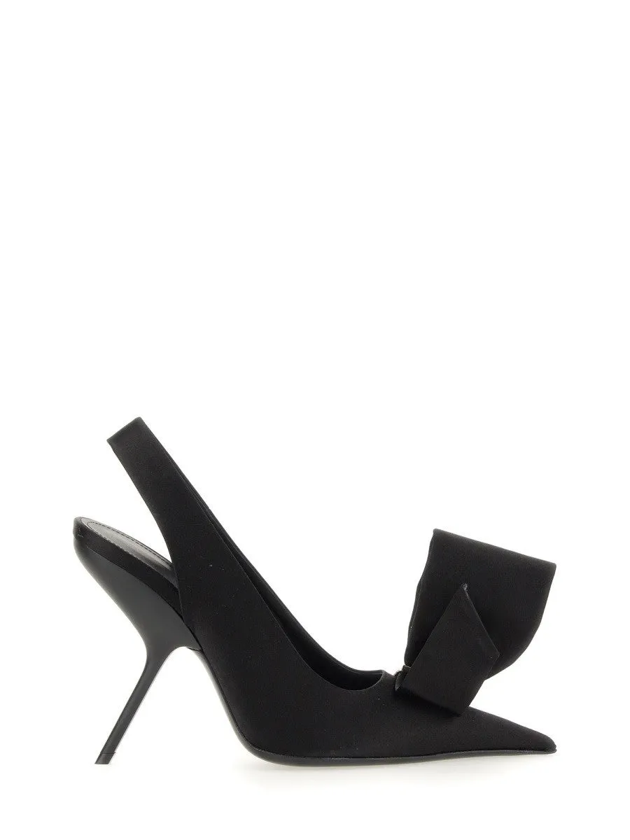 Ferragamo SANDAL WITH ASYMMETRICAL BOW sold by Siebentaschen