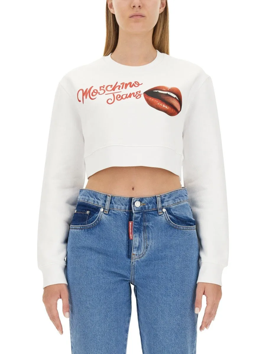 MOSCHINO JEANS SWEATSHIRT WITH LOGO sold by Siebentaschen