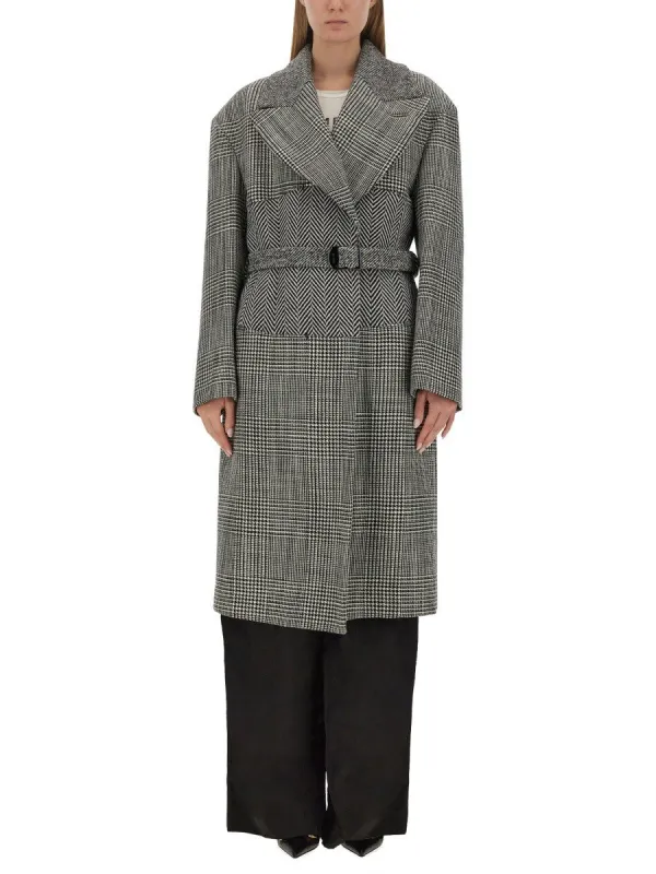 TOM FORD WOOL PATCHWORK COAT sold by Siebentaschen