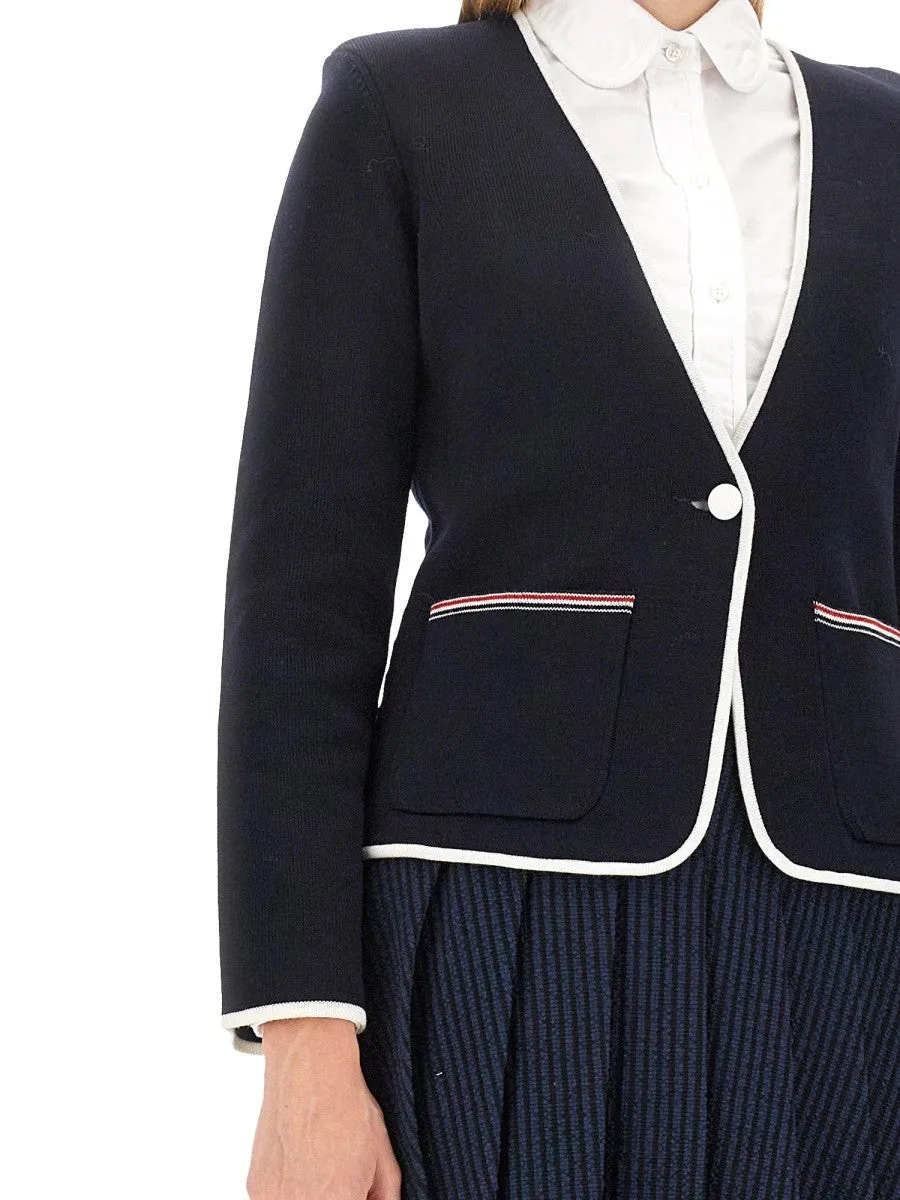 THOM BROWNE SINGLE-BREASTED JACKET sold by Siebentaschen product image thumbnail 4