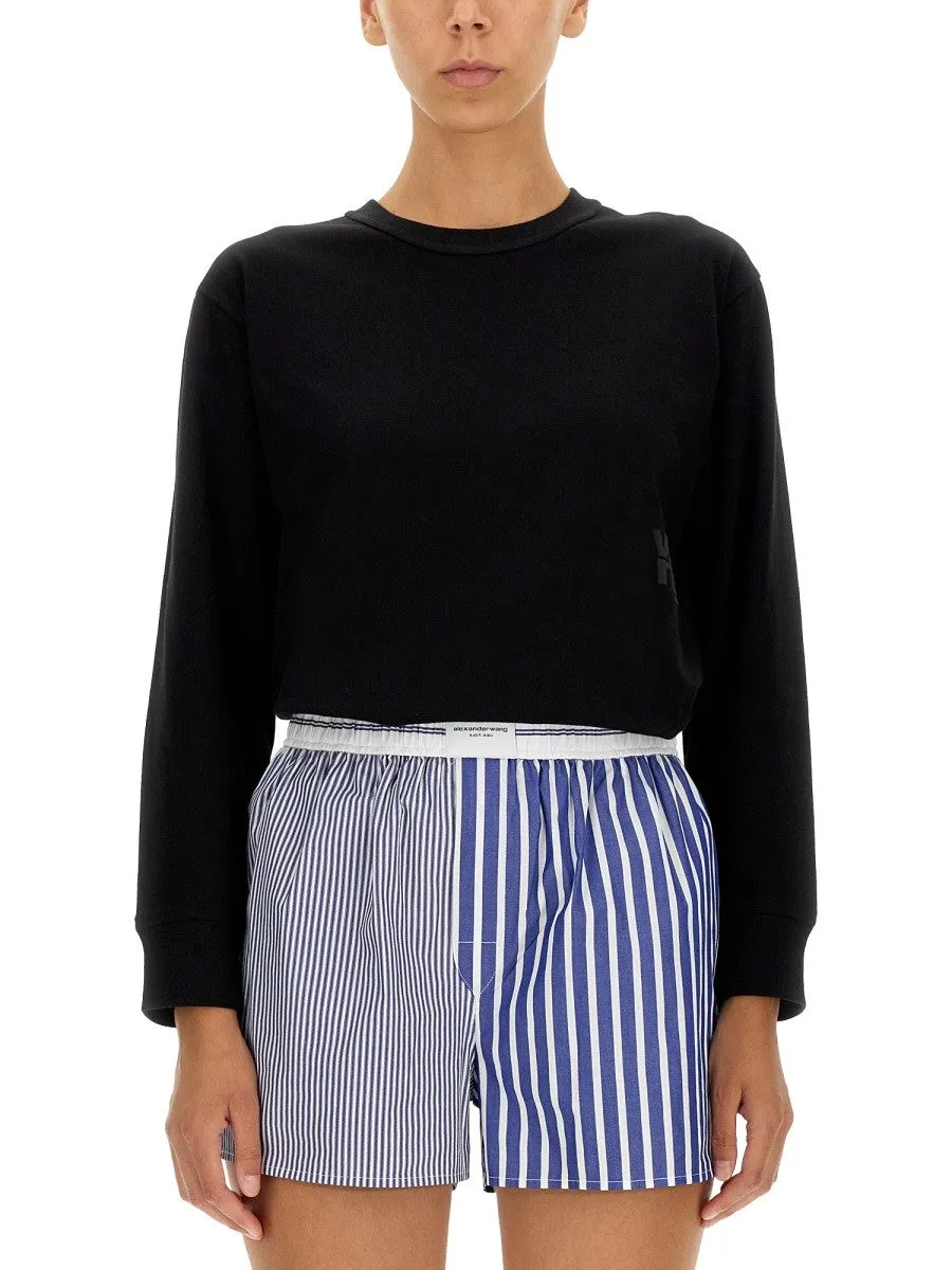 ALEXANDERWANG.T EMBOSSED LOGO T-SHIRT sold by Siebentaschen