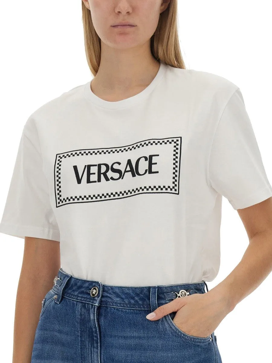 Versace T-SHIRT WITH '90S VINTAGE LOGO sold by Siebentaschen product image thumbnail 4