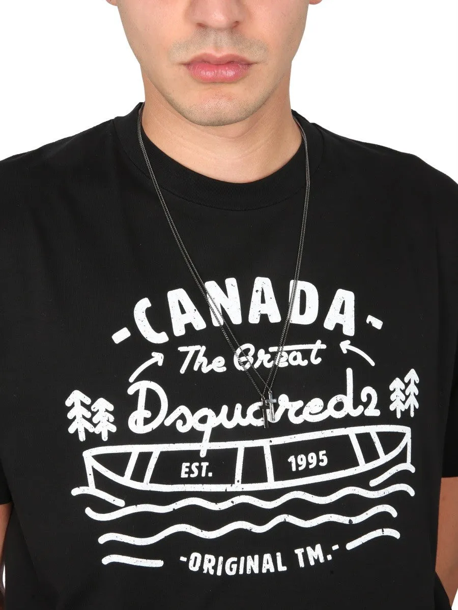 Dsquared LOGO PRINT T-SHIRT sold by Siebentaschen product image thumbnail 4