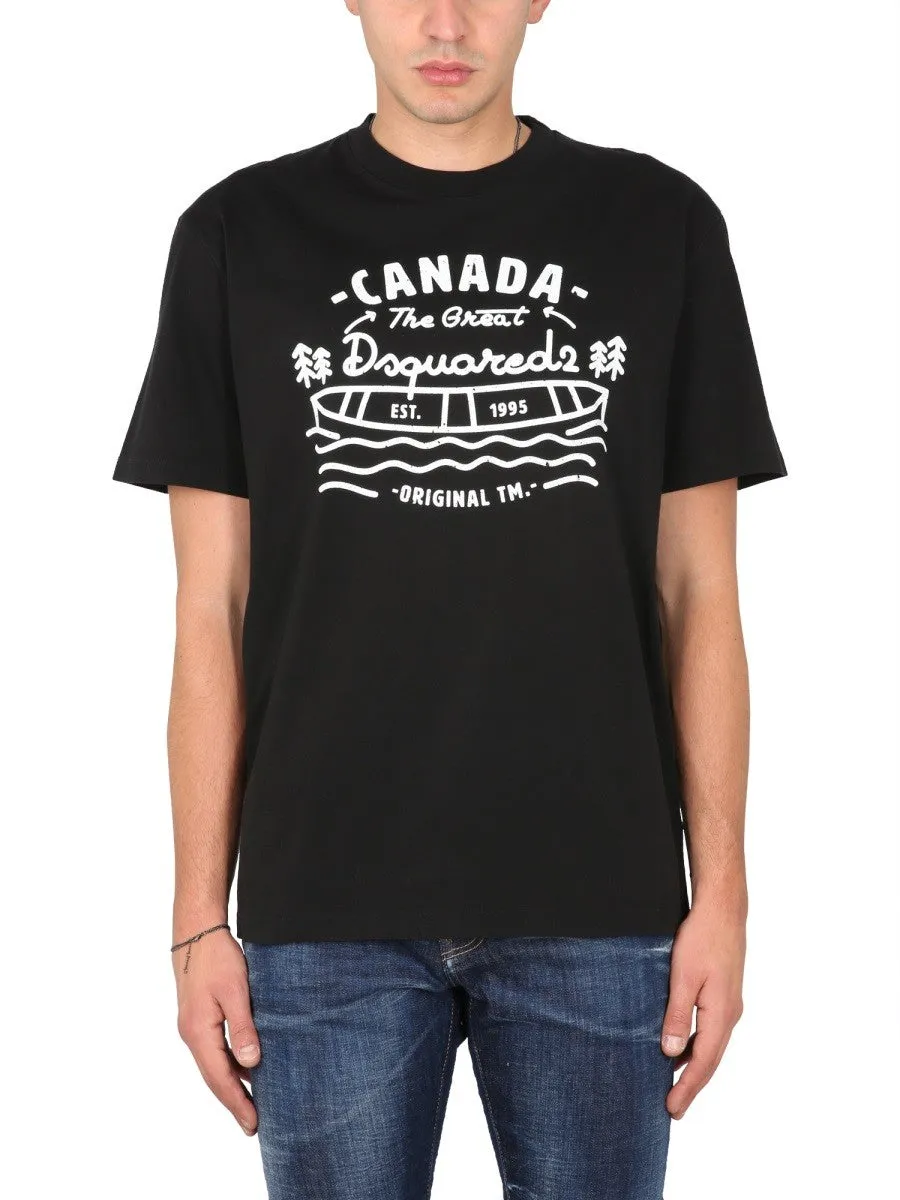 Dsquared LOGO PRINT T-SHIRT sold by Siebentaschen