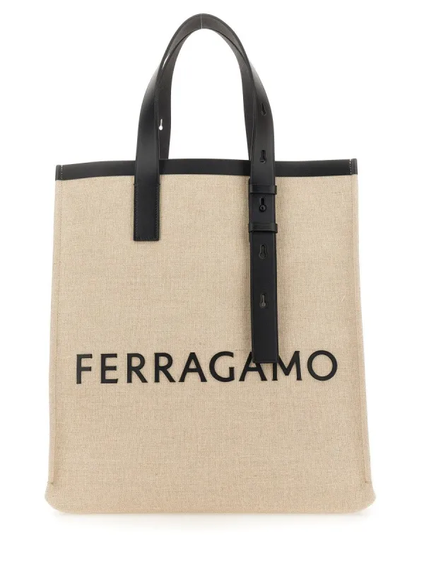 Ferragamo TOTE BAG WITH LOGO sold by Siebentaschen