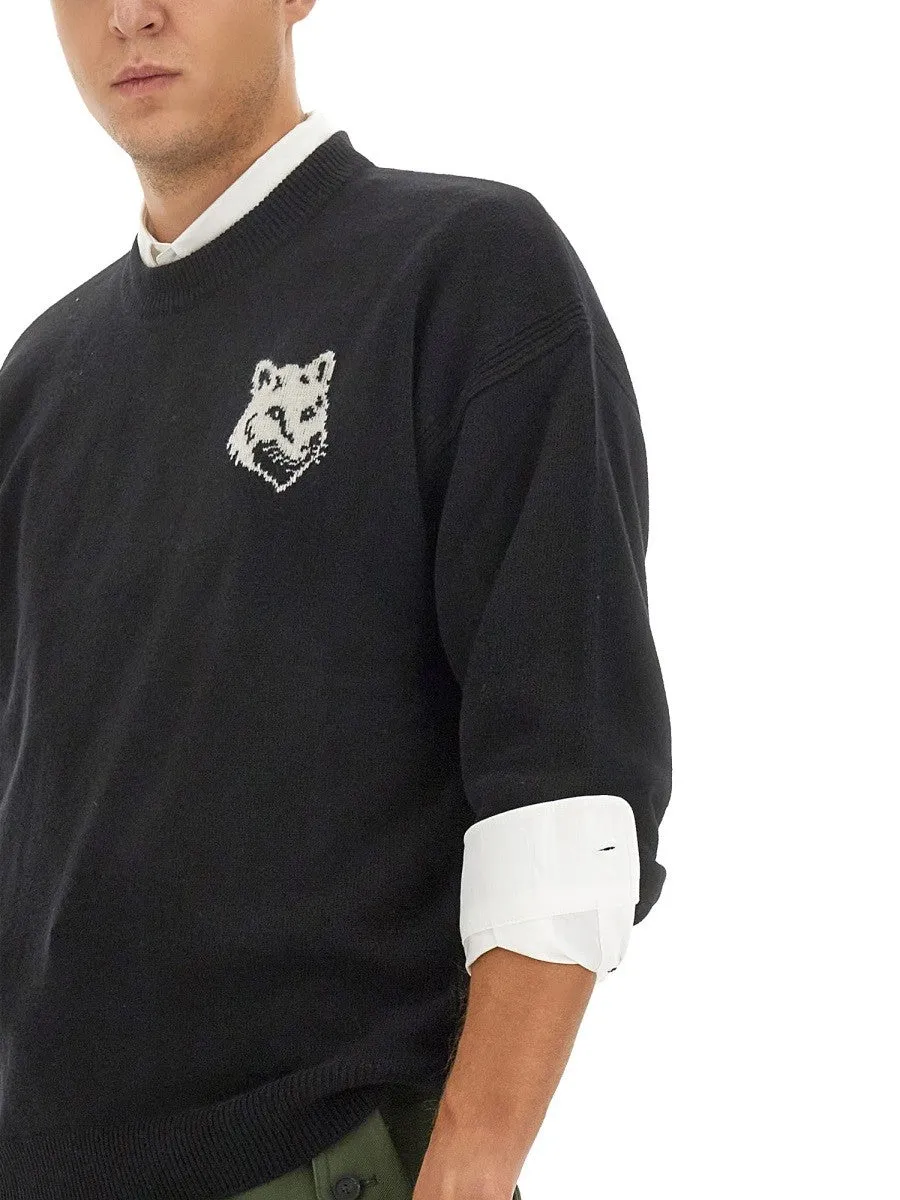 Maison Kitsune "FOX HEAD" JERSEY sold by Siebentaschen product image thumbnail 4
