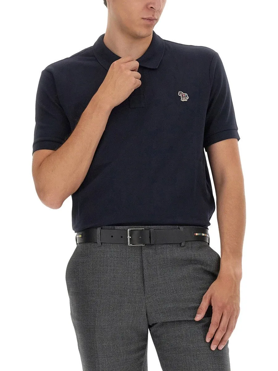 PS BY PAUL SMITH POLO SHIRT WITH ZEBRA PATCH sold by Siebentaschen product image thumbnail 4