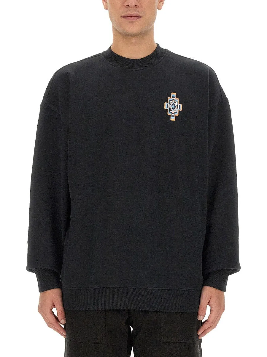 MARCELO BURLON COUNTY OF MILAN OPTICAL CROSS SWEATSHIRT sold by Siebentaschen