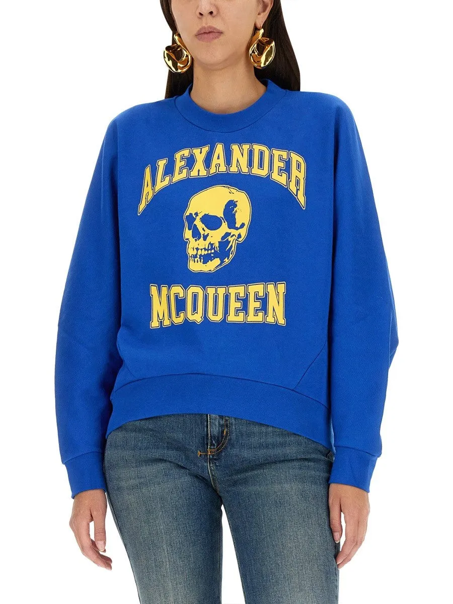Alexander Mcqueen VARSIITY SKULL SWEATSHIRT sold by Siebentaschen product image thumbnail 4