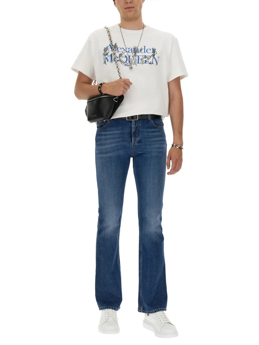 Alexander Mcqueen T-SHIRT WITH LOGO sold by Siebentaschen product image thumbnail 2