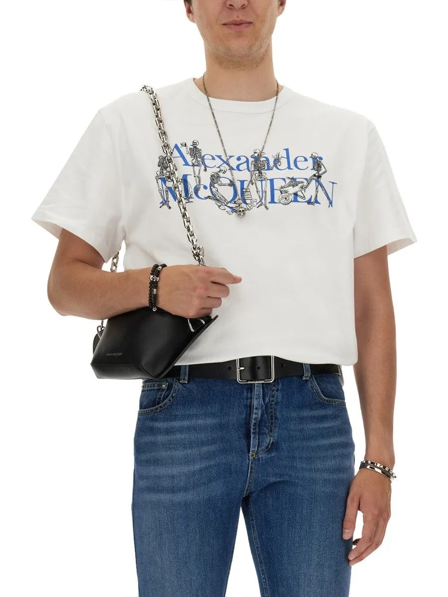 Alexander Mcqueen T-SHIRT WITH LOGO sold by Siebentaschen product image thumbnail 4