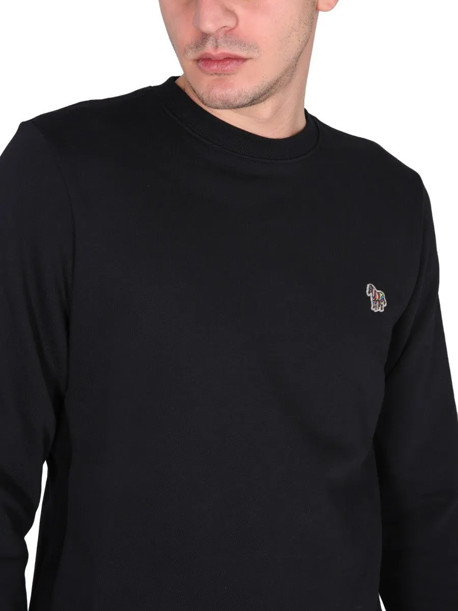 PS BY PAUL SMITH SWEATSHIRT WITH ZEBRA EMBROIDERY sold by Siebentaschen product image thumbnail 4