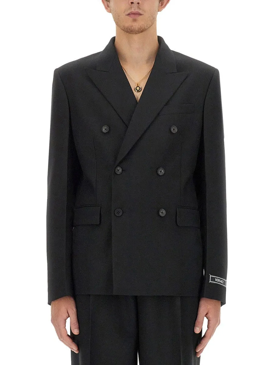 Versace DOUBLE-BREASTED BLAZER sold by Siebentaschen