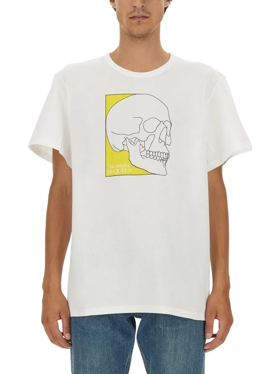 Alexander Mcqueen SKULL PRINT T-SHIRT sold by Siebentaschen