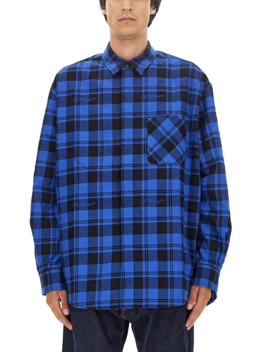 Off-white CHECK PRINT SHIRT sold by Siebentaschen