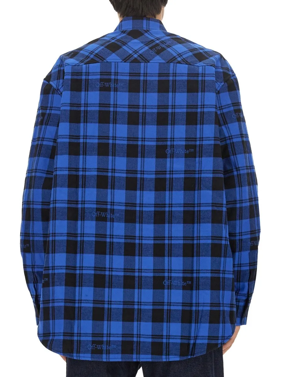 Off-white CHECK PRINT SHIRT sold by Siebentaschen product image thumbnail 3