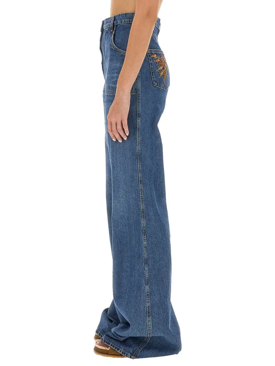 Etro JEANS WITH FOLIAGE POCKETS sold by Siebentaschen product image thumbnail 4