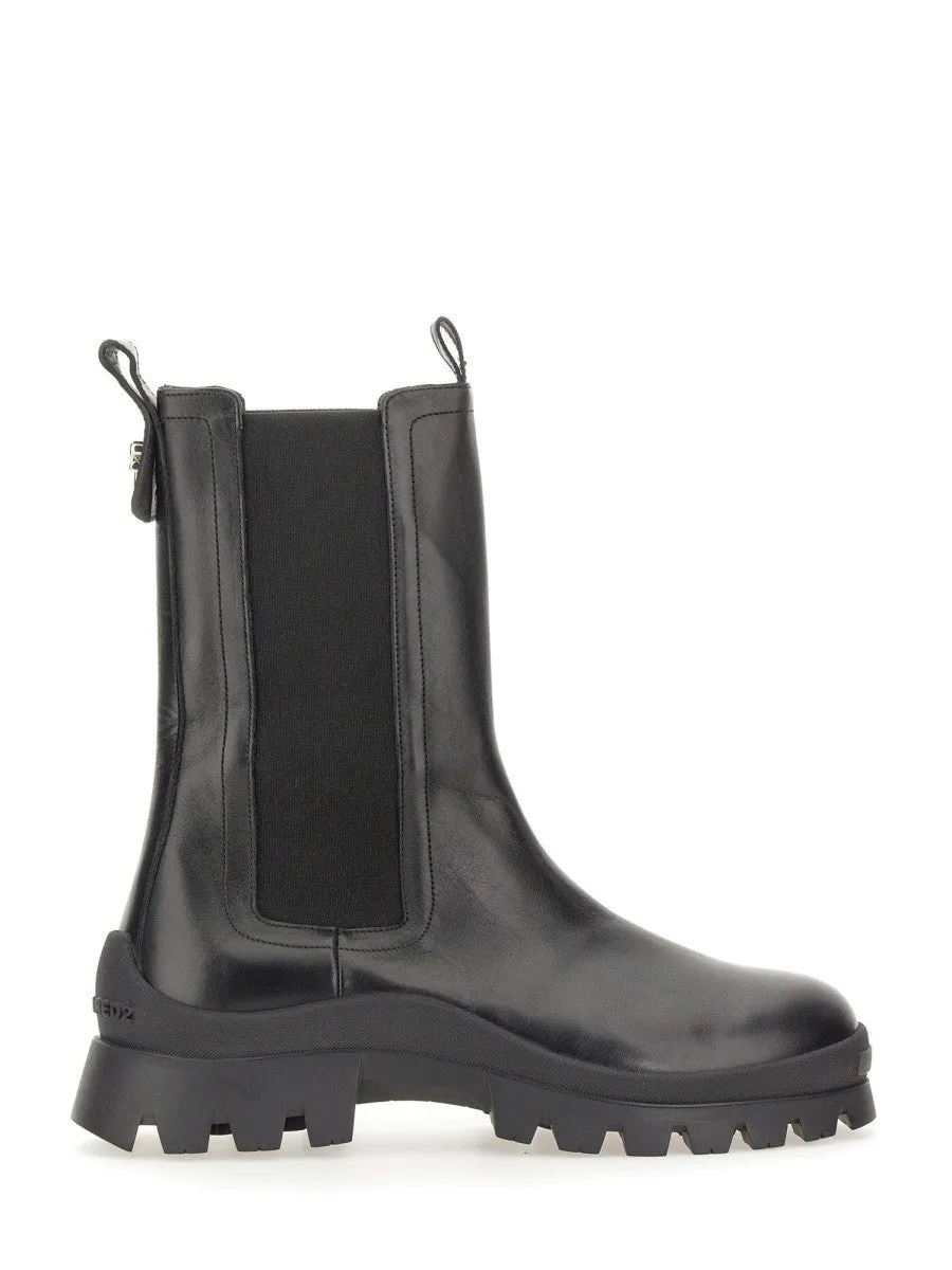 Dsquared LEATHER BOOT sold by Siebentaschen