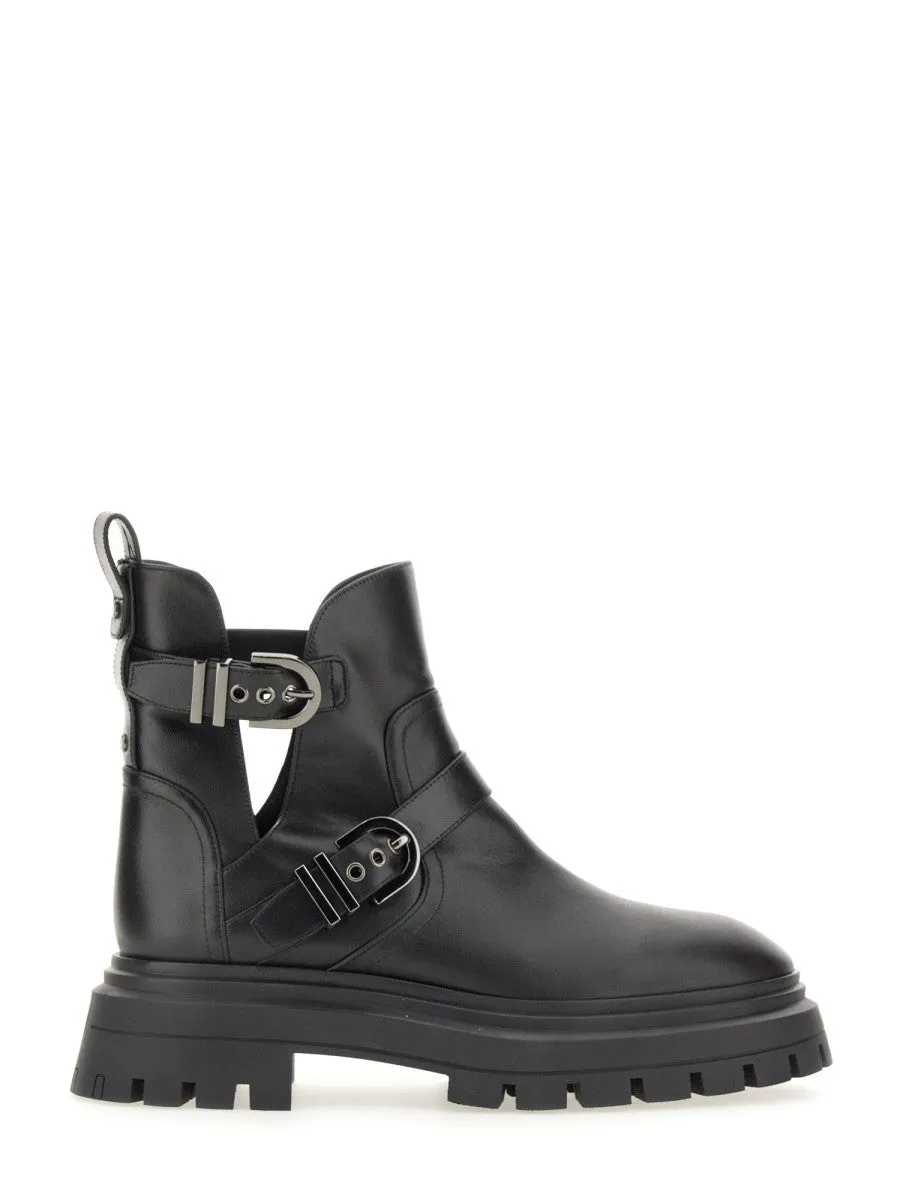 Stuart Weitzman MAVERICK BEDFORD MOTORCYCLE BOOT sold by Siebentaschen