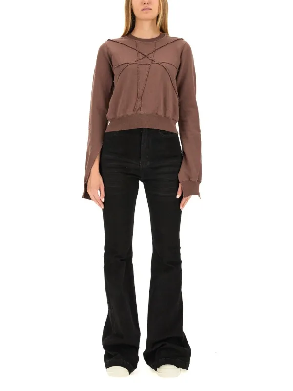 RICK OWENS DRKSHDW CROPPED SWEATSHIRT sold by Siebentaschen