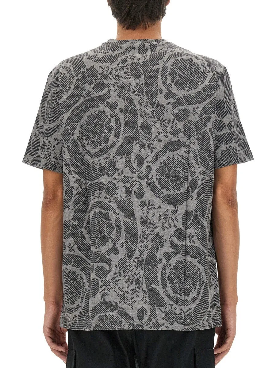 Versace SILHOUETTE BAROQUE LOGO T-SHIRT sold by Siebentaschen product image thumbnail 4