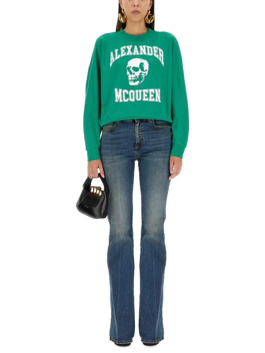Alexander Mcqueen VARSIITY SKULL SWEATSHIRT sold by Siebentaschen product image thumbnail 2