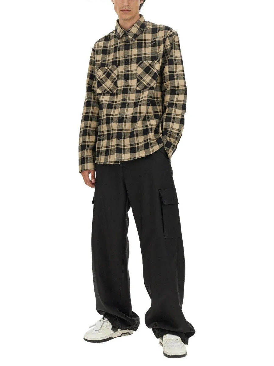 Off-white CHECK PRINT SHIRT sold by Siebentaschen product image thumbnail 2