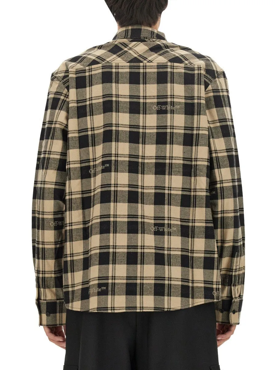 Off-white CHECK PRINT SHIRT sold by Siebentaschen product image thumbnail 3