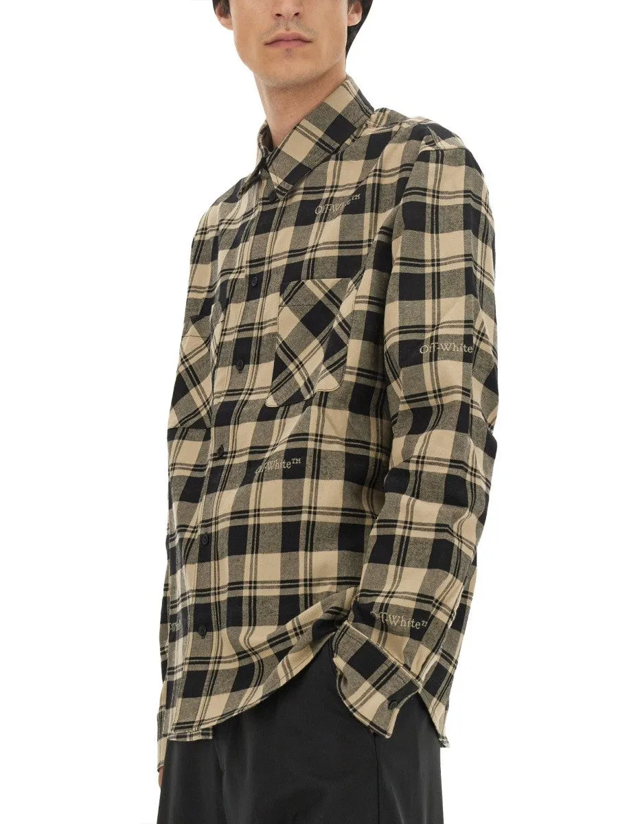 Off-white CHECK PRINT SHIRT sold by Siebentaschen product image thumbnail 4