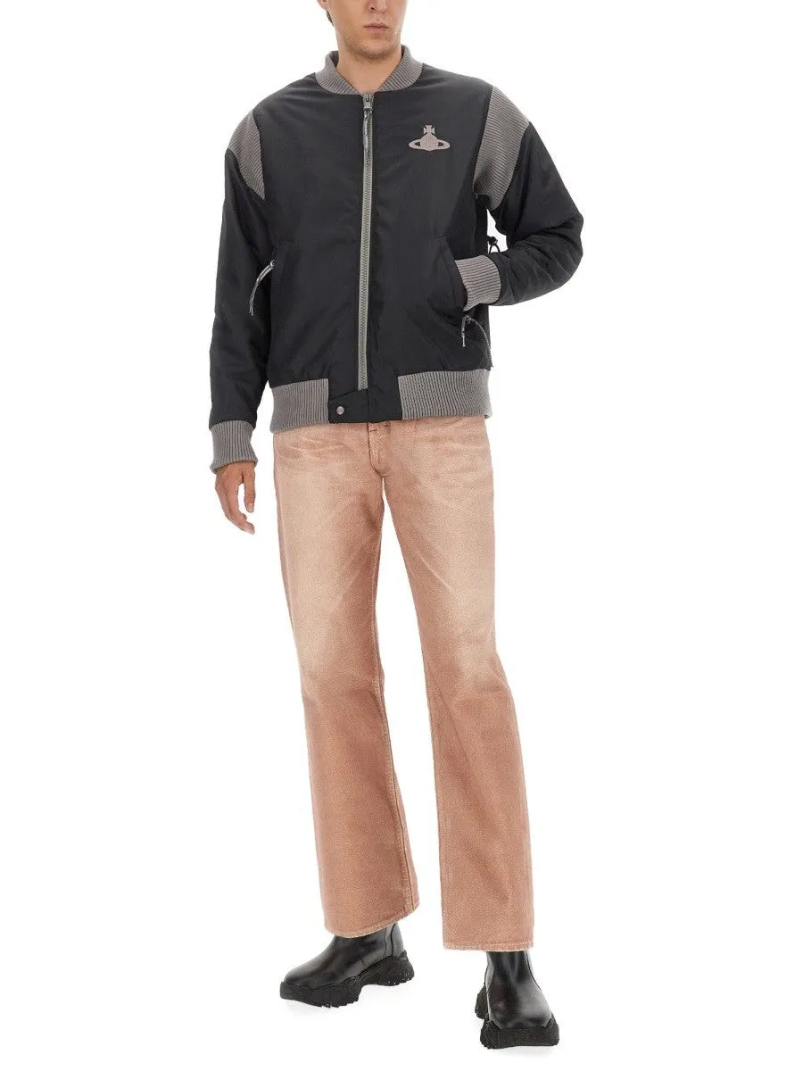 Vivienne Westwood BOMBER JACKET WITH LOGO sold by Siebentaschen product image thumbnail 2