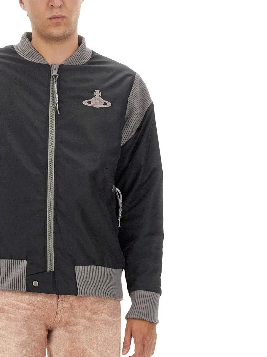 Vivienne Westwood BOMBER JACKET WITH LOGO sold by Siebentaschen product image thumbnail 3