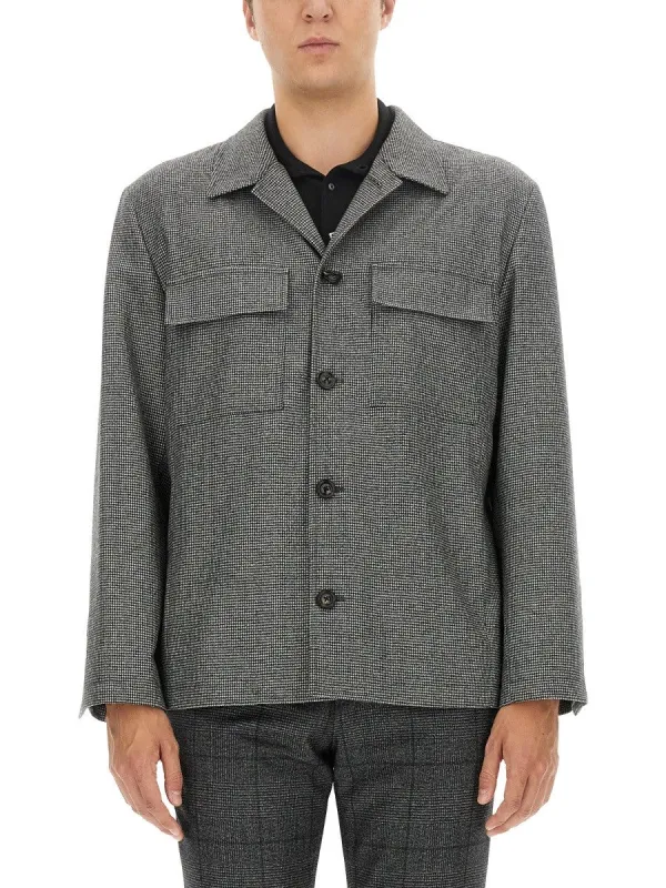 Lardini WOOL SHIRT made by Lardini