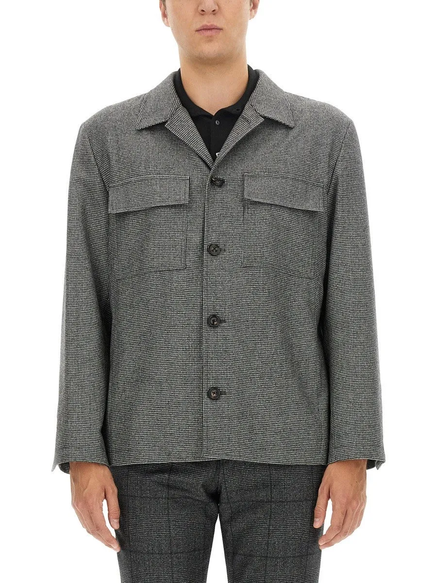 Lardini WOOL SHIRT sold by Siebentaschen