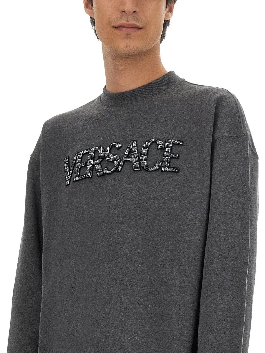 Versace SWEATSHIRT WITH CROCODILE LOGO sold by Siebentaschen product image thumbnail 4