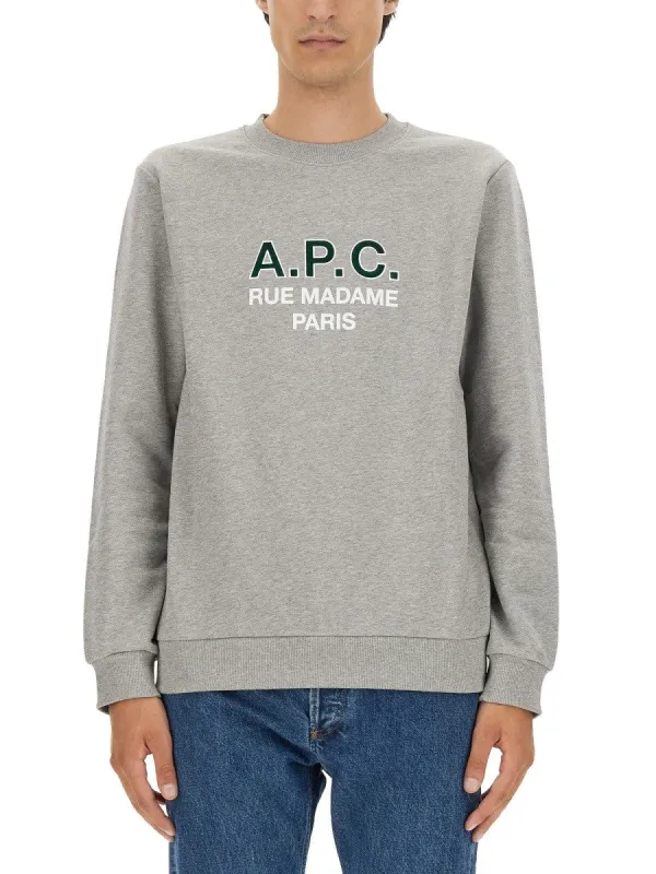 A.P.C. SWEATSHIRT WITH LOGO sold by Siebentaschen