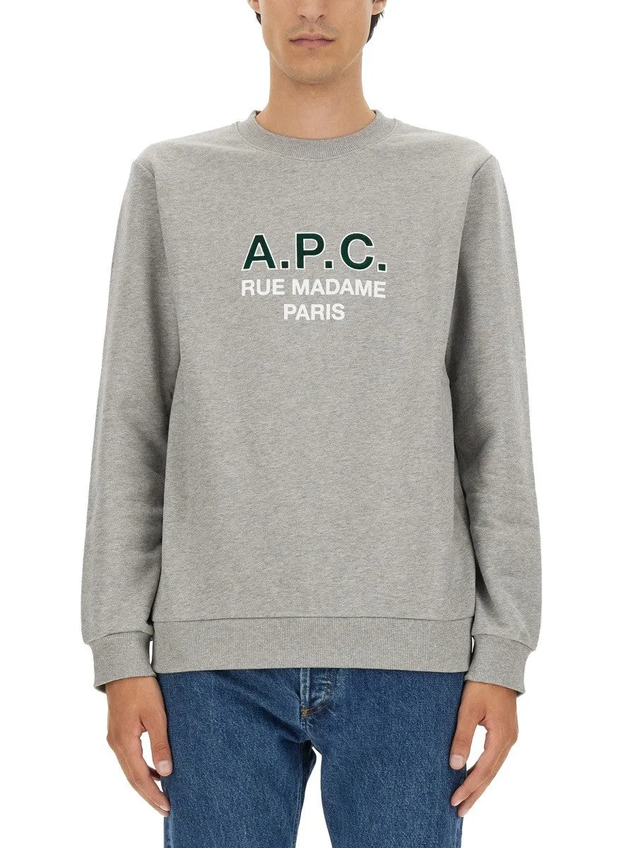 A.P.C. SWEATSHIRT WITH LOGO sold by Siebentaschen