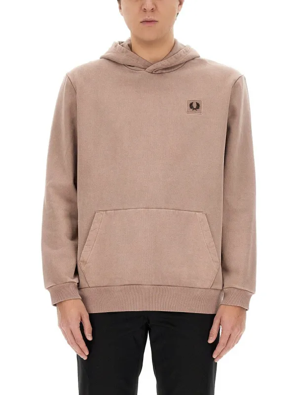 FRED PERRY SWEATSHIRT WITH LOGO sold by Siebentaschen