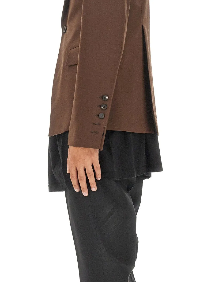 RICK OWENS SINGLE-BREASTED JACKET sold by Siebentaschen product image thumbnail 4