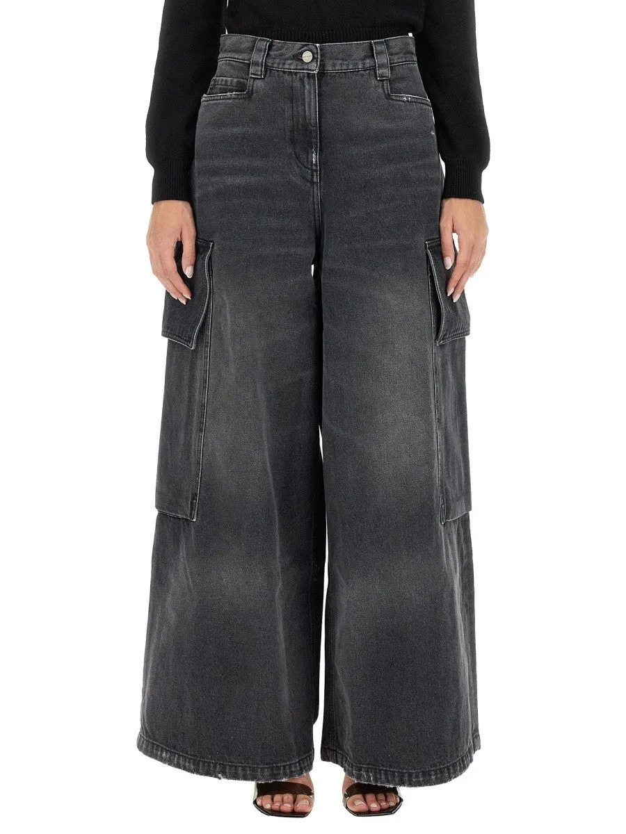 Palm Angels WIDE PARACHUTE JEANS sold by Siebentaschen