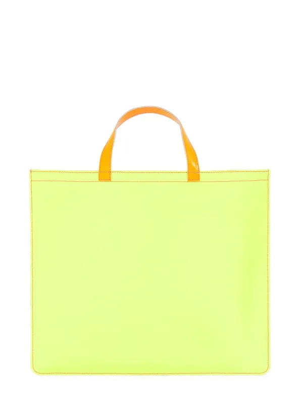 COMME DES GARCONS WALLET SUPER FLUO LEATHER TOTE BAG made by Siebentaschen