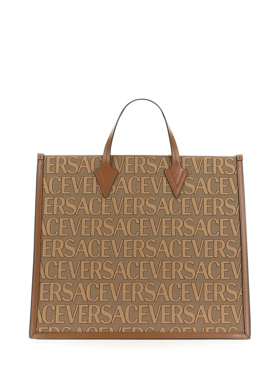 Versace SHOPPER BAG WITH ALLOVER LOGO sold by Siebentaschen product image thumbnail 3