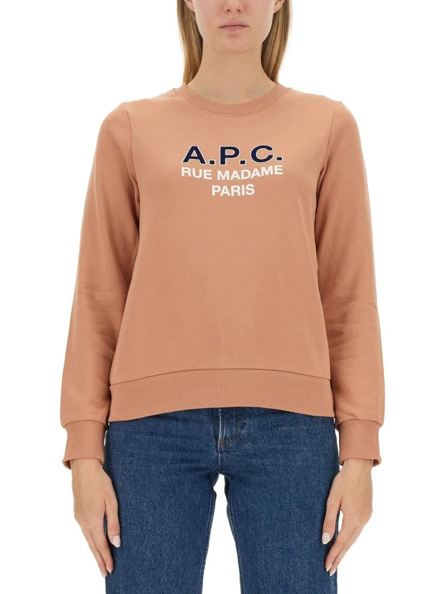 A.P.C. SWEATSHIRT WITH LOGO sold by Siebentaschen