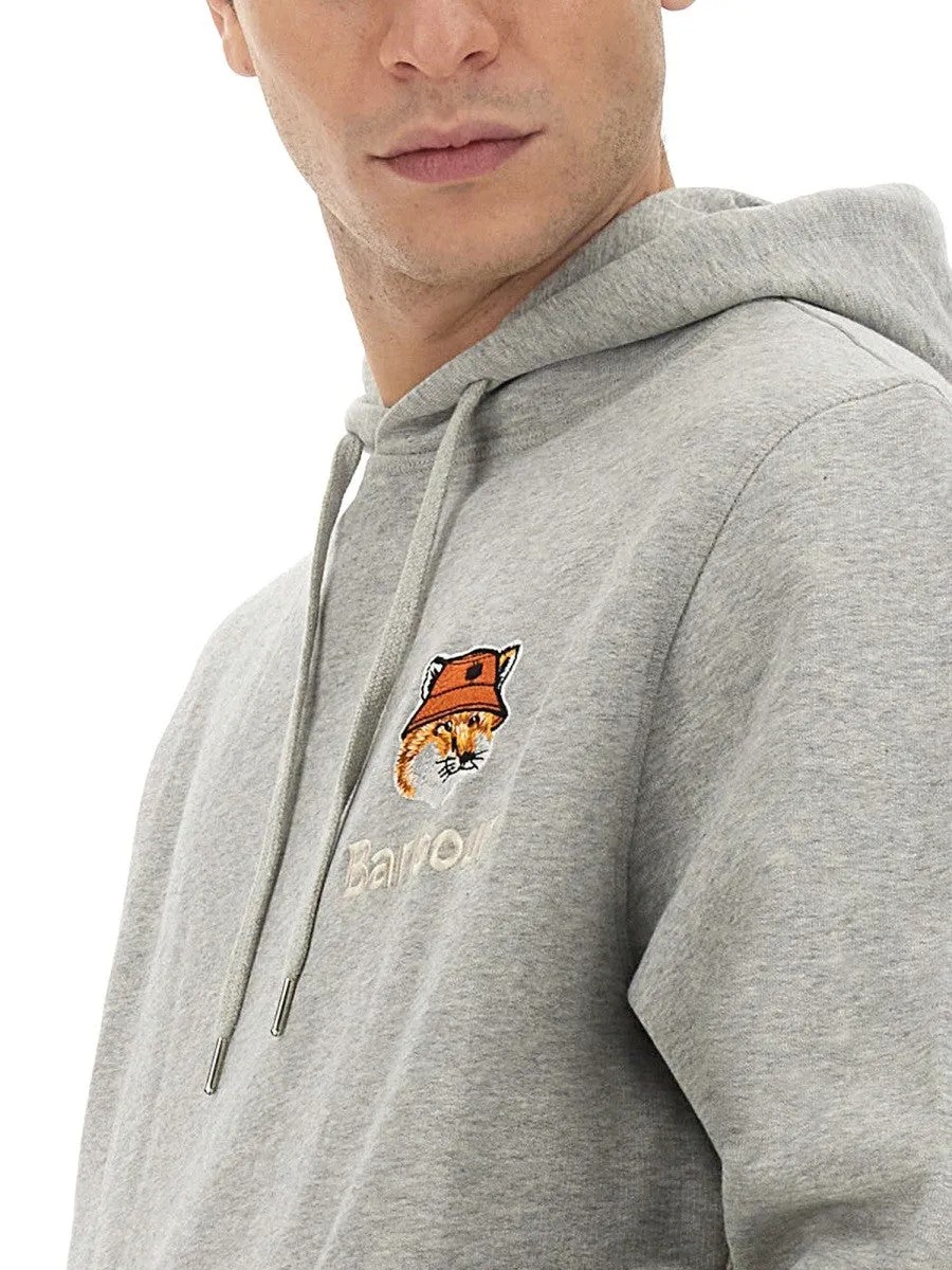 MAISON KITSUNÉ X BARBOUR HOODIE AND FOX HEAD sold by Siebentaschen product image thumbnail 4