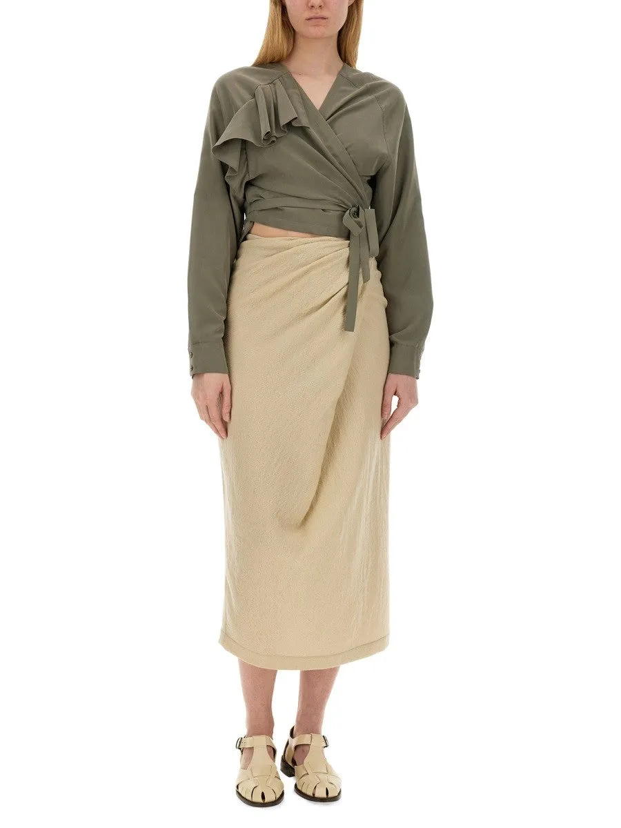 ALYSI TOP WITH RUFFLES sold by Siebentaschen product image thumbnail 2