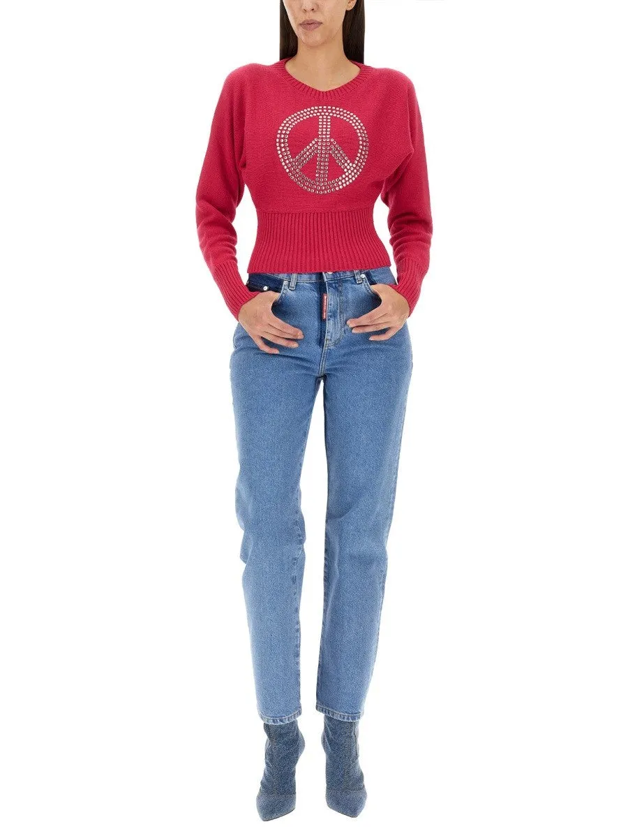 MOSCHINO JEANS PEACE SYMBOL JERSEY sold by Siebentaschen product image thumbnail 2