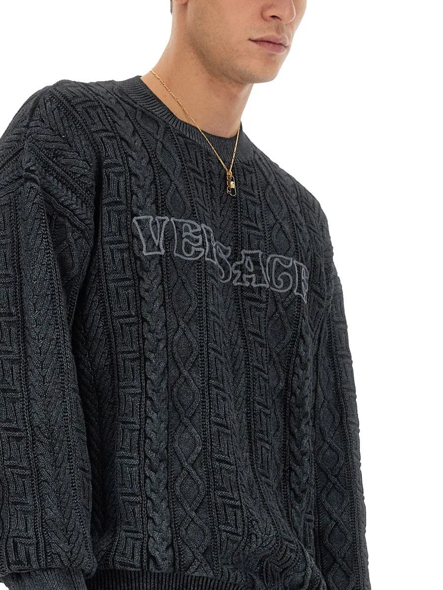 Versace KNIT WITH GREEK BRAID WORK sold by Siebentaschen product image thumbnail 4