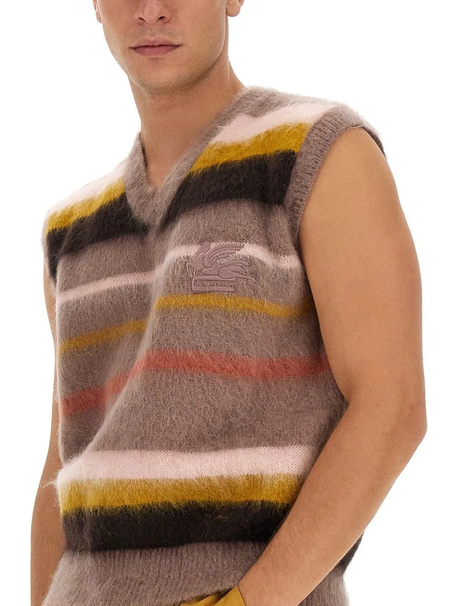 Etro VEST WITH STRIPE PATTERN sold by Siebentaschen product image thumbnail 4