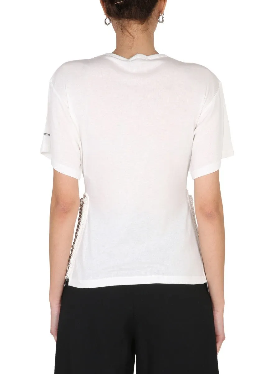 stella mccartney T-SHIRT WITH CHAIN DETAIL sold by Siebentaschen product image thumbnail 3