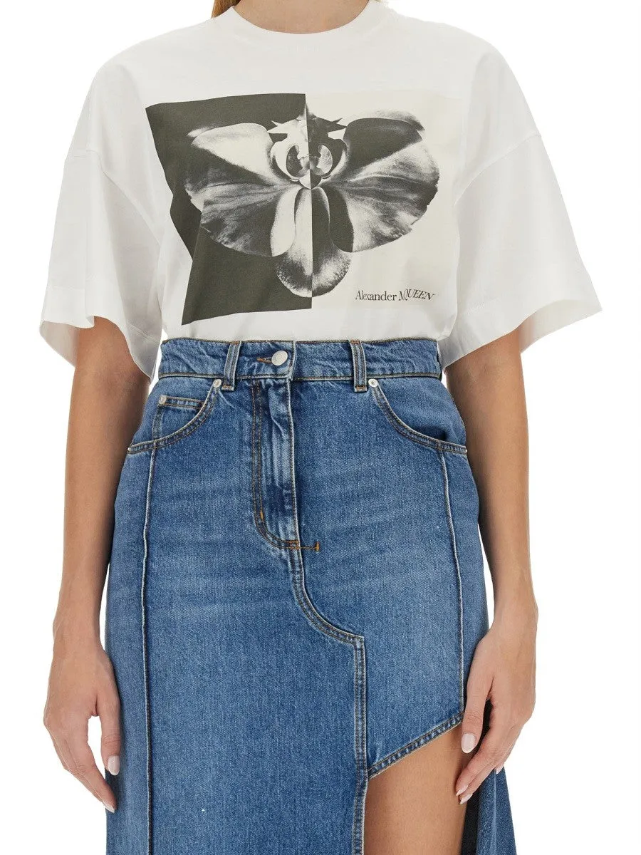 Alexander Mcqueen PHOTOGRAPHIC ORCHID T-SHIRT sold by Siebentaschen product image thumbnail 4
